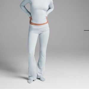 NWT Cotton Jersey Foldover Pant Zen Blue SOLD OUT Color Breathable Size Medium